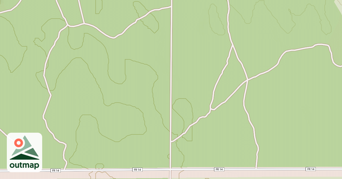 Map of USFS Motor Vehicle Use Map Roads {7C18CD3E-A0F5-4E75-A489-D656E4F3D660}