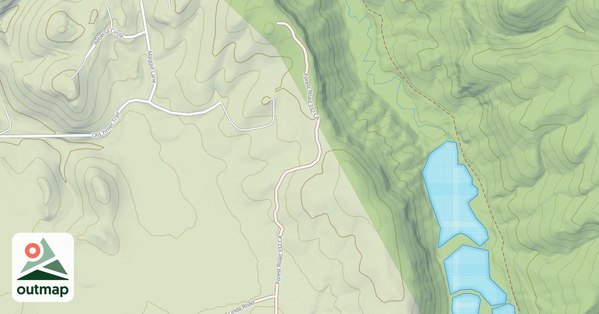 Map of LINDA SPUR