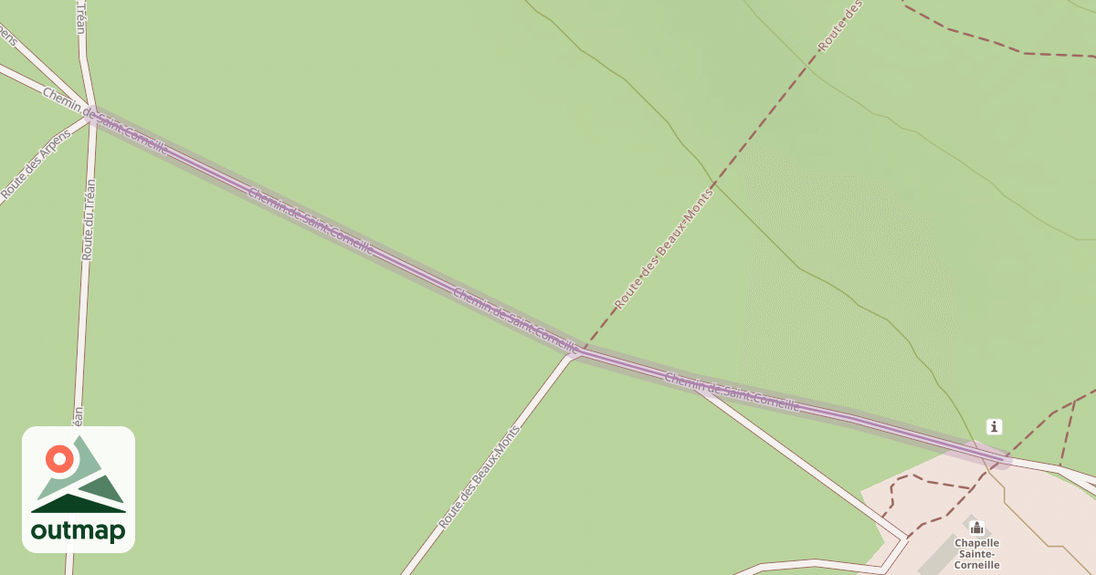 Map of Chemin de Saint-Corneille