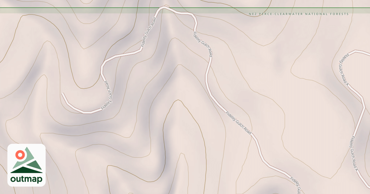 Map of FIDELITY GULCH B