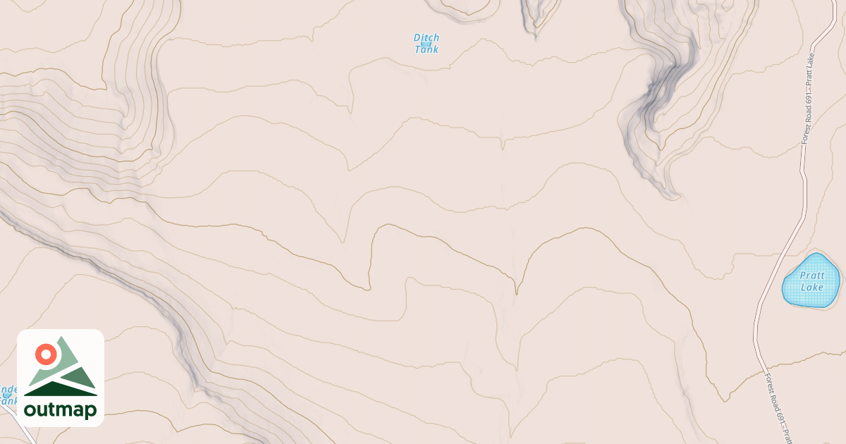 Map of USFS National Forest System Roads {4D62B968-E425-4820-BC25-C54950D2B382}
