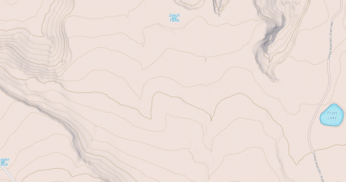 Map preview of USFS National Forest System Roads {4D62B968-E425-4820-BC25-C54950D2B382}
