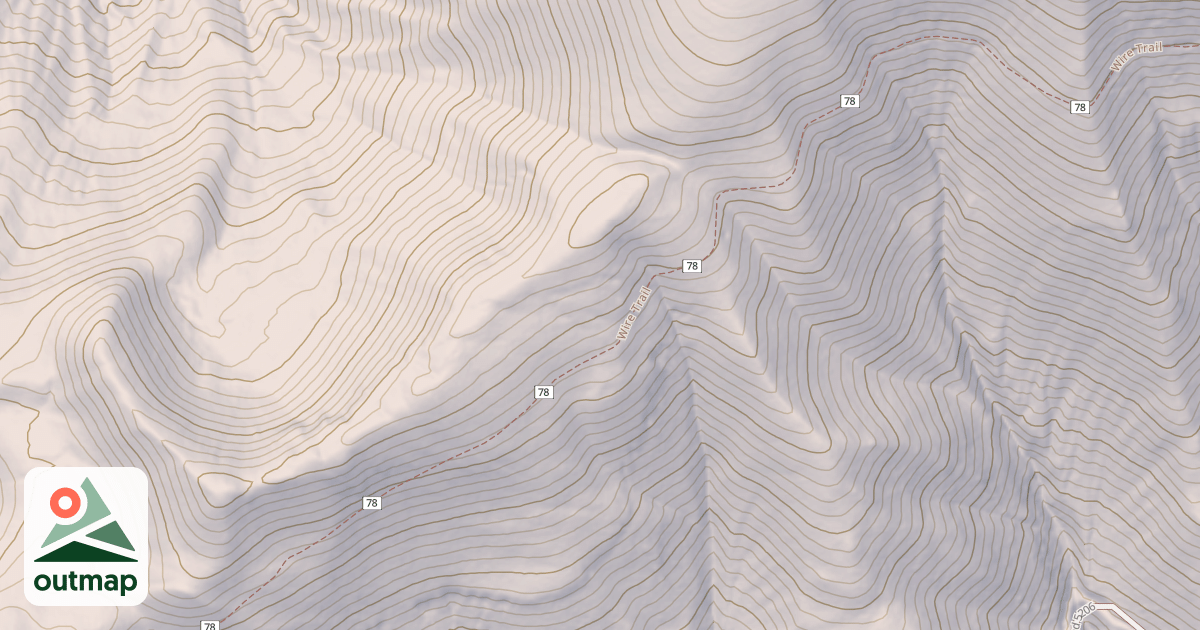 Map of Wire Trail