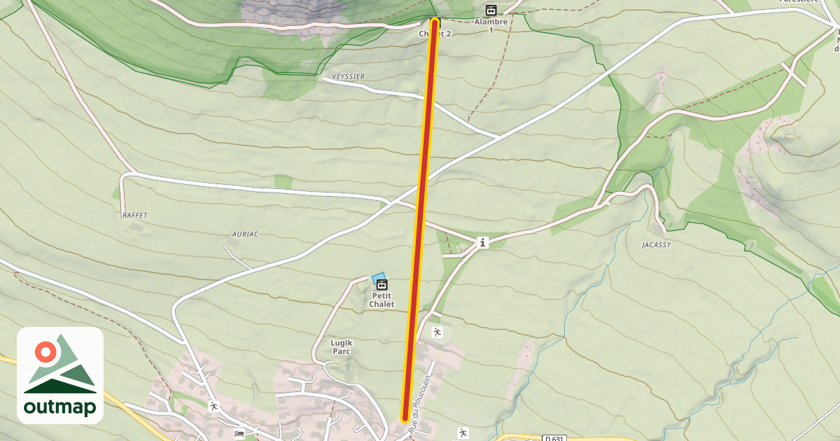 Map of Chalet 2