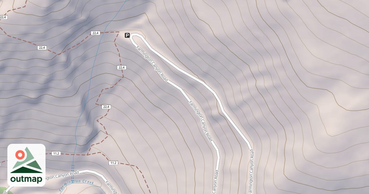Map of FARMINGTON CANYON ATV