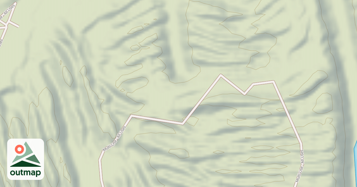 Map of Interlake State Recreation Area Trails