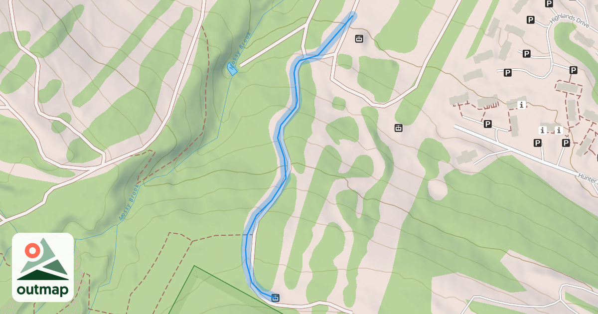 Map of West Side Glide