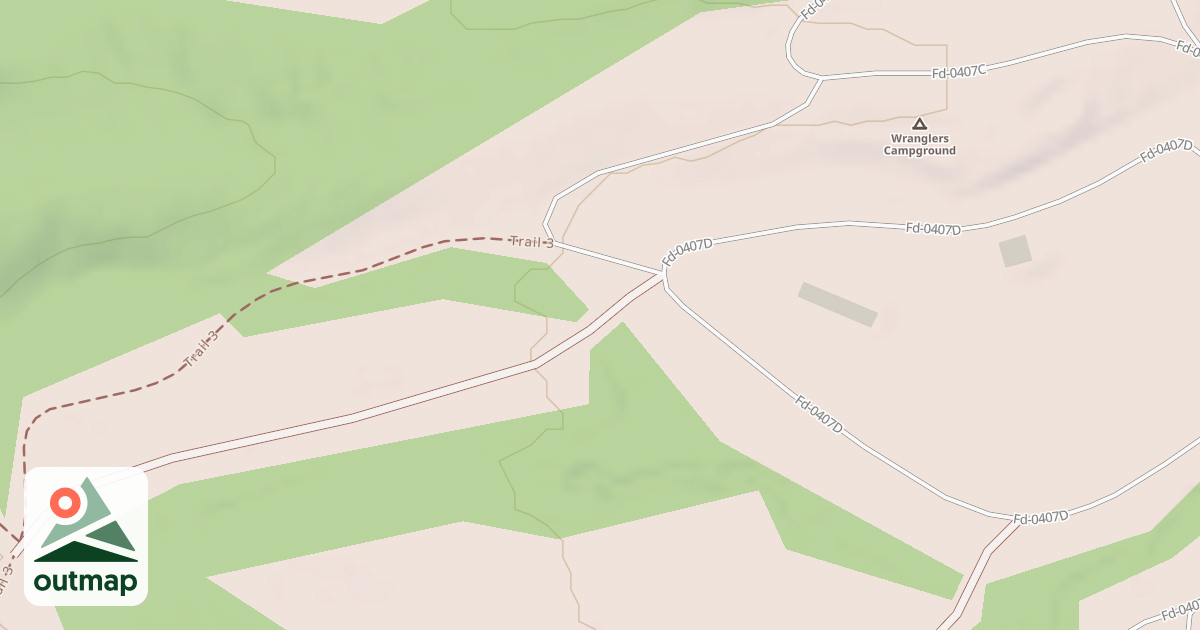 Map of OVERFLOW AREA D1 ACCESS