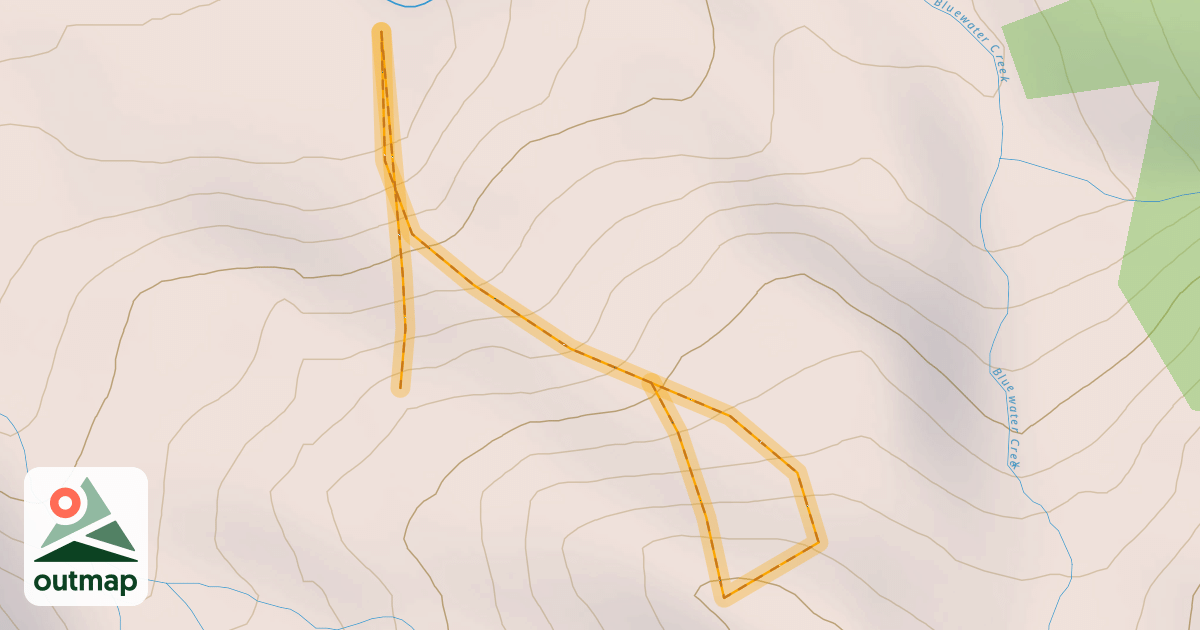 Map of Camelback Moraines