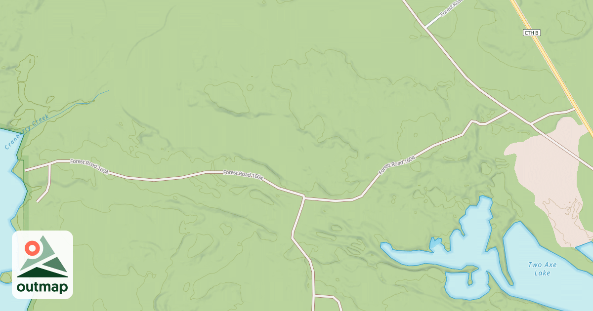 Map of FR 1604