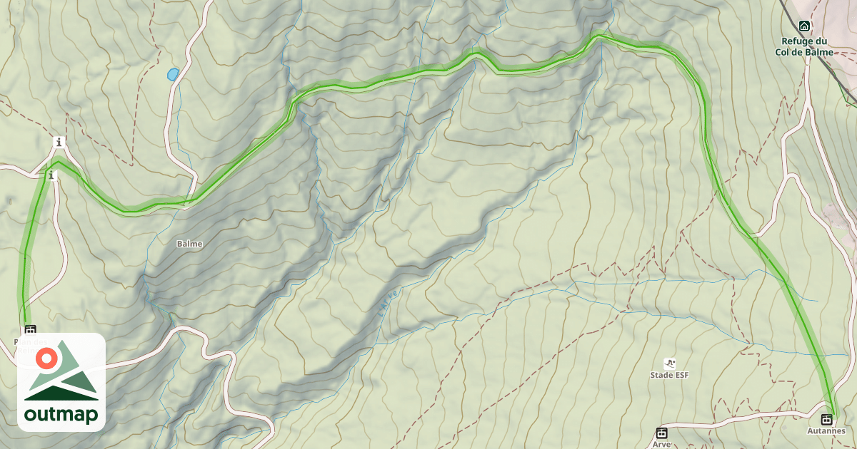 Map of Liaison Balme