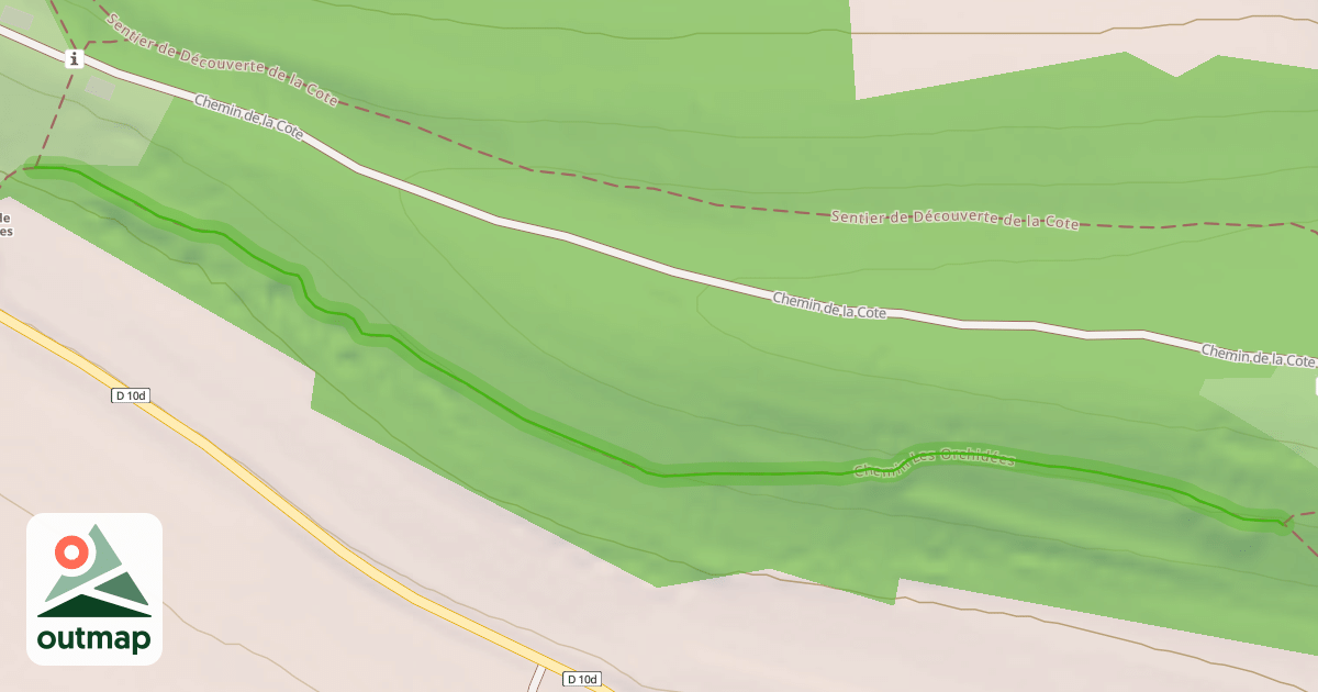 Map of Chemin Les Orchidées