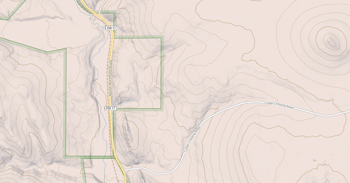 Map preview of CUSTER CROSSING BR 1S