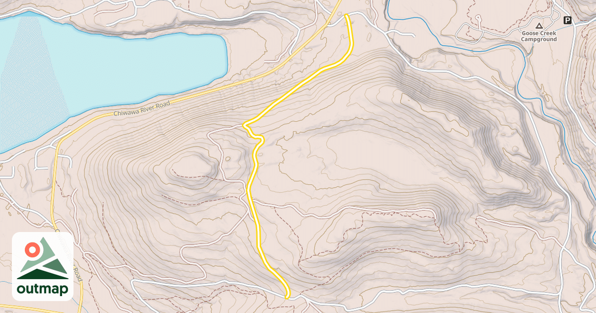 Map of Forest Road 6120