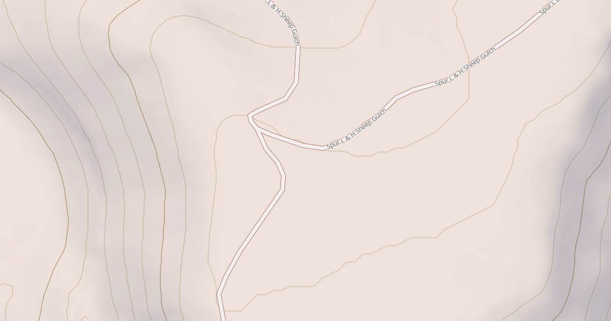Map preview of BLM National GTLF Public Motorized Roads 186752fa-b51a-45f7-a2c2-ad8389f134e8