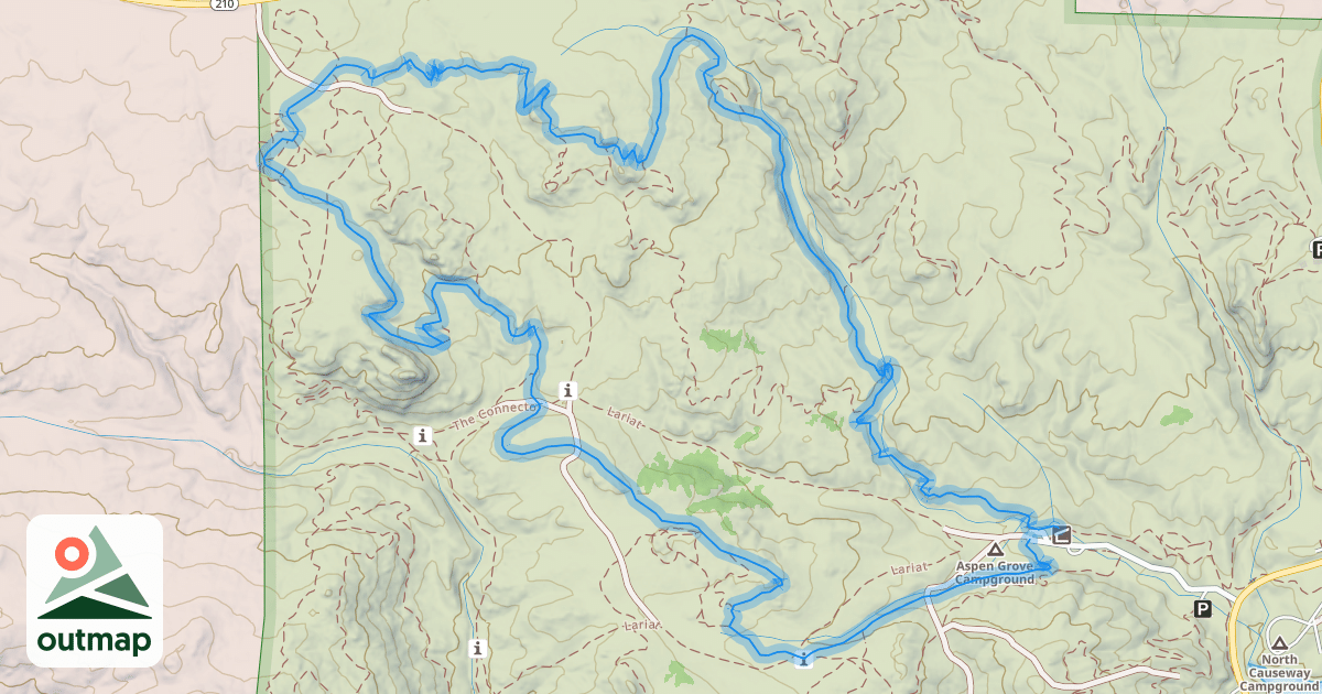 Map of Stone Temple Circuit