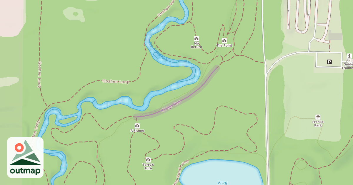 Map of Ridge Run