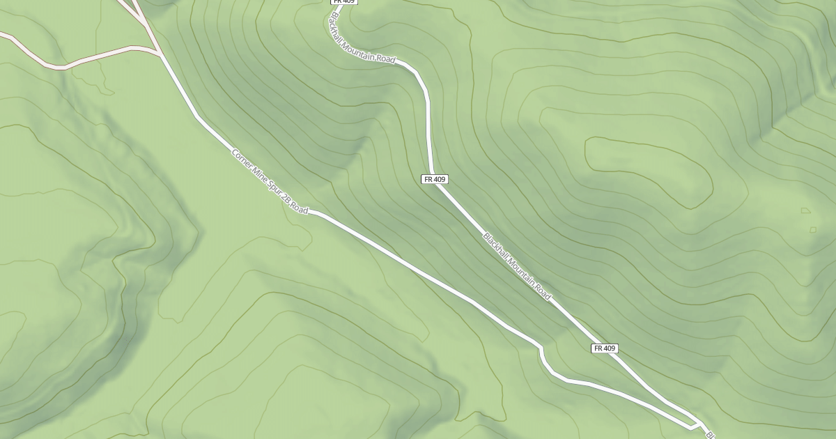 Map preview of CORNER MINE SPUR 2B