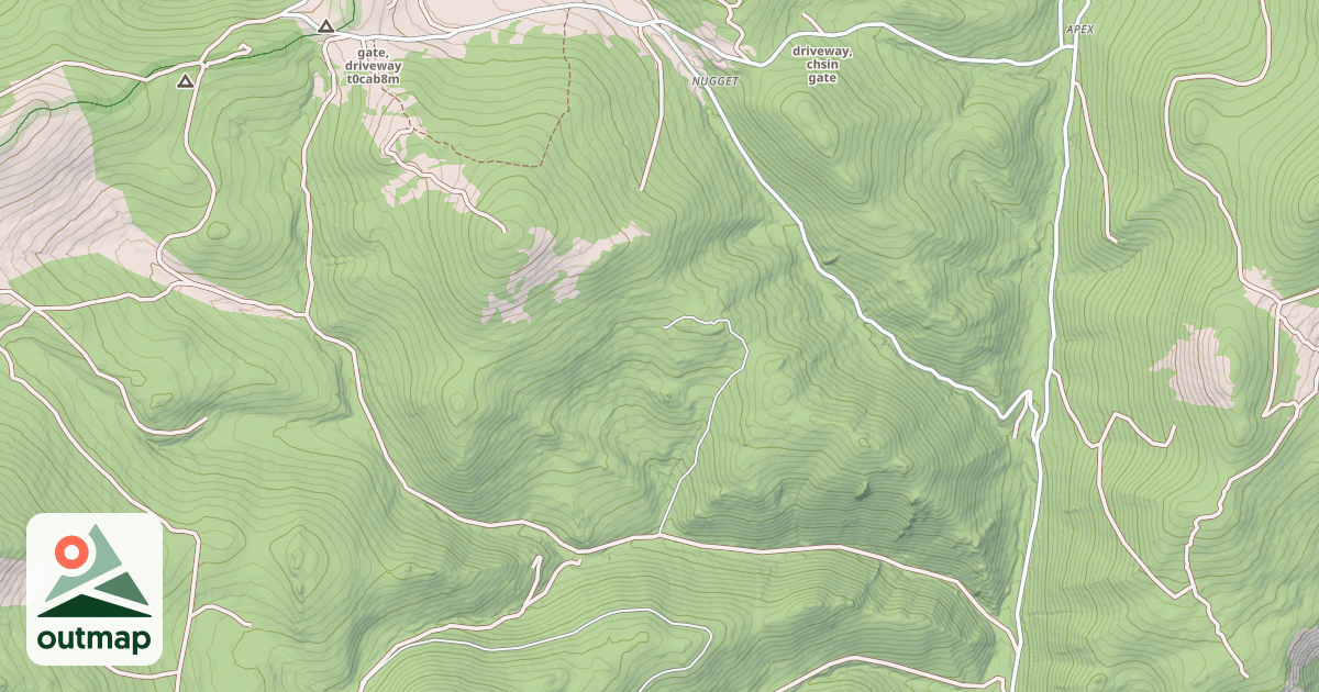 Map of N. CLEAR CREEK ROAD