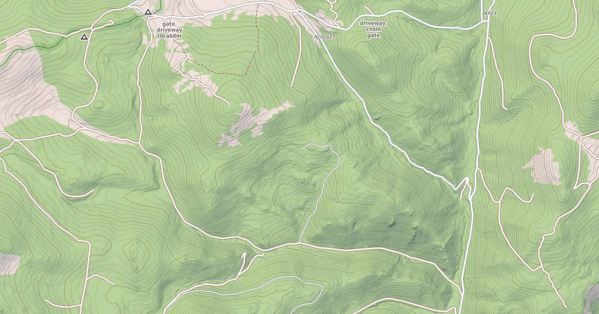 Map preview of N. CLEAR CREEK ROAD