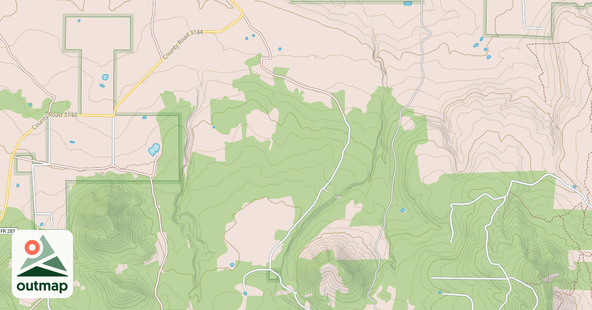 Map of USFS National Forest System Roads {A418A481-01C3-40E6-A35F-F5830D28DE29}
