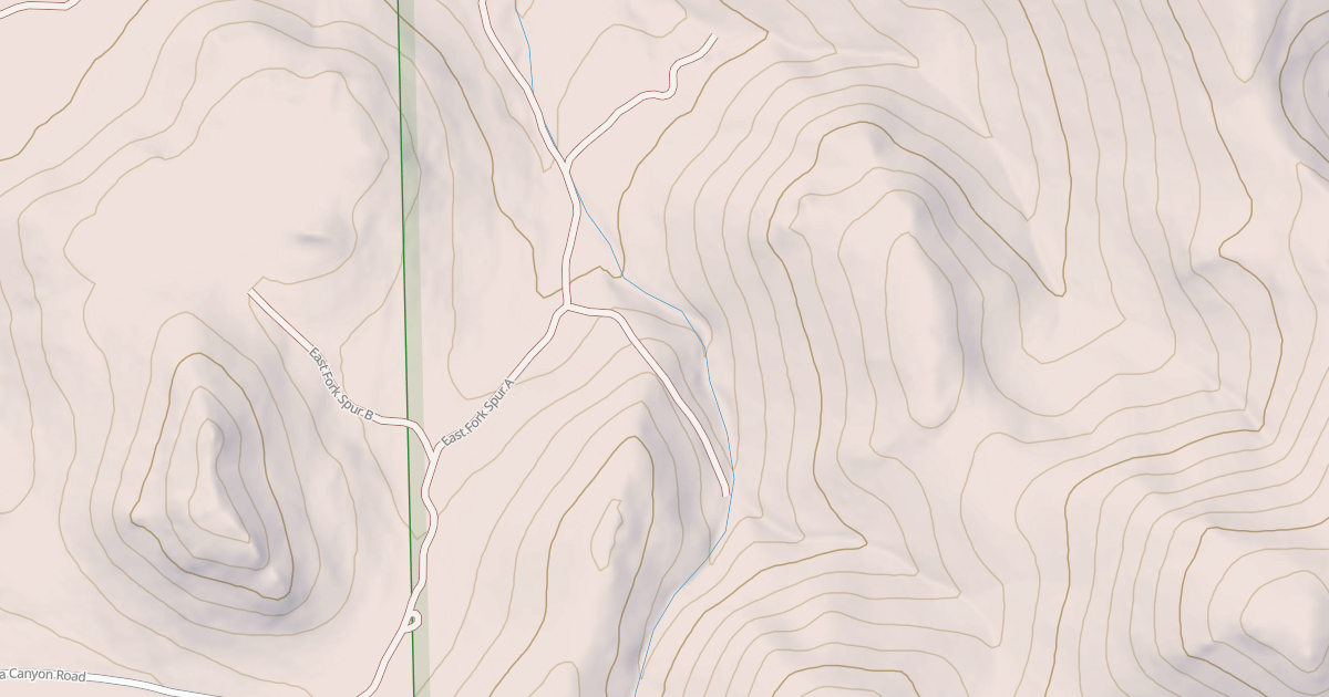 Map preview of EAST FORK SPUR A