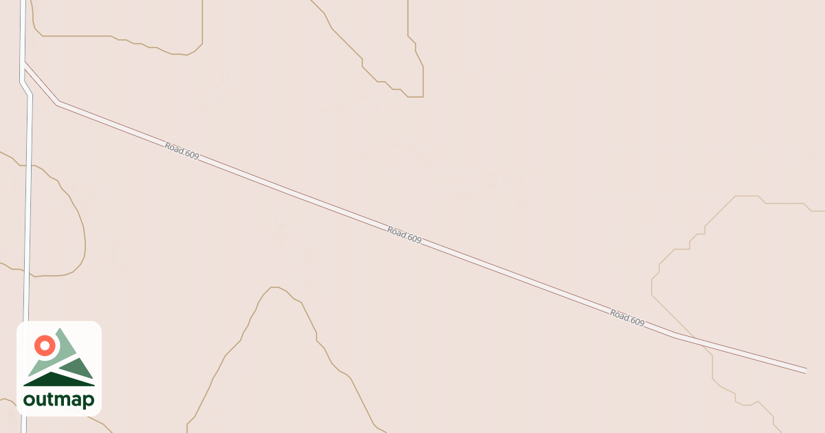 Map of ROAD 609