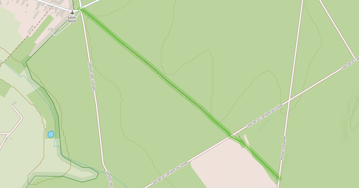 Map preview of Sentier de la Maison Forestière de Fontaine aux Étoquies