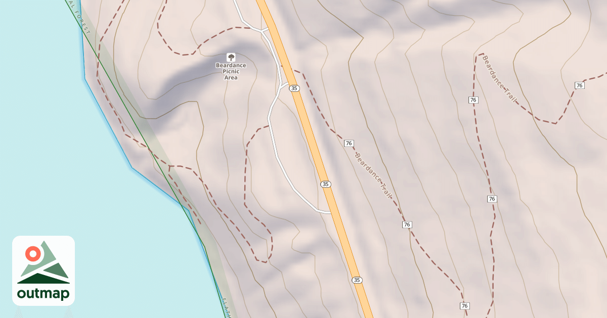 Map of BEAR DANCE SOUTH LOOP