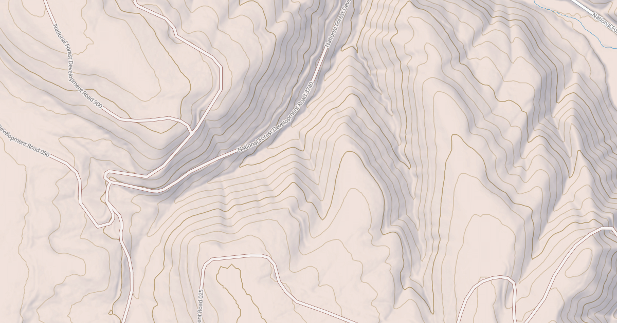 Map preview of USFS Motor Vehicle Use Map Trails 18126