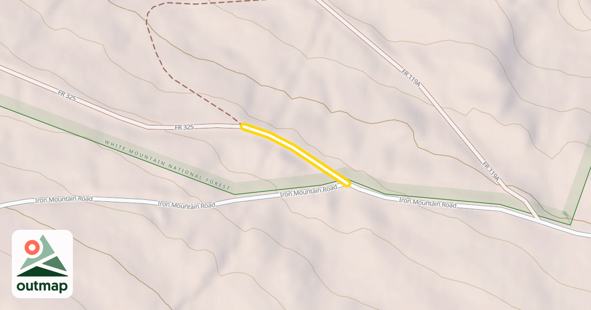 Map of FR 325