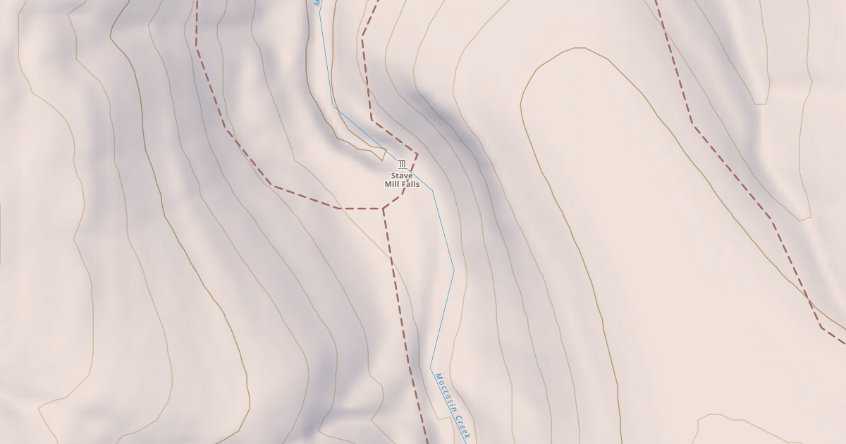 Map preview of Mg Stave Mill Falls
