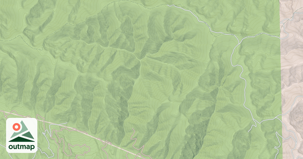 Map of Savenac Creek