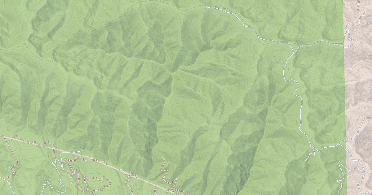 Map preview of Savenac Creek