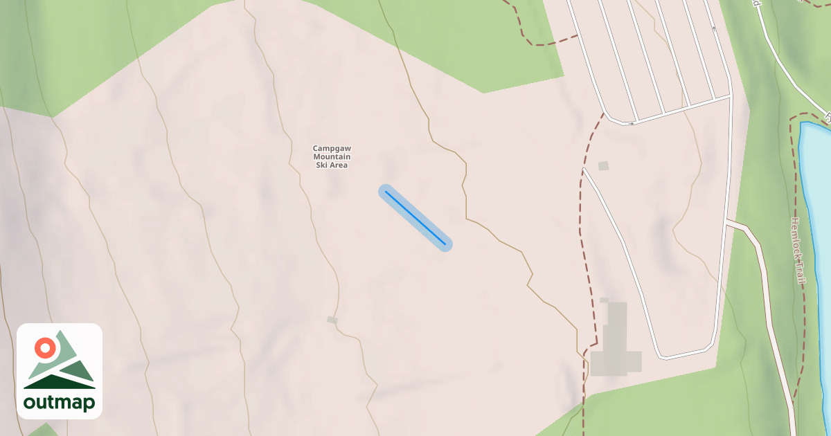 Map of Lower Mighty Gaw