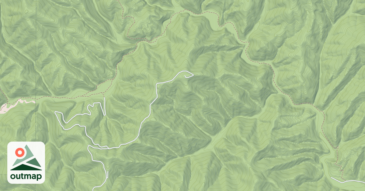 Map of Independence Creek National Recreation Trail