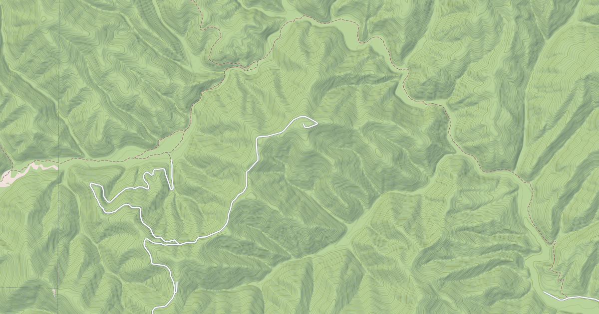 Map preview of Independence Creek National Recreation Trail