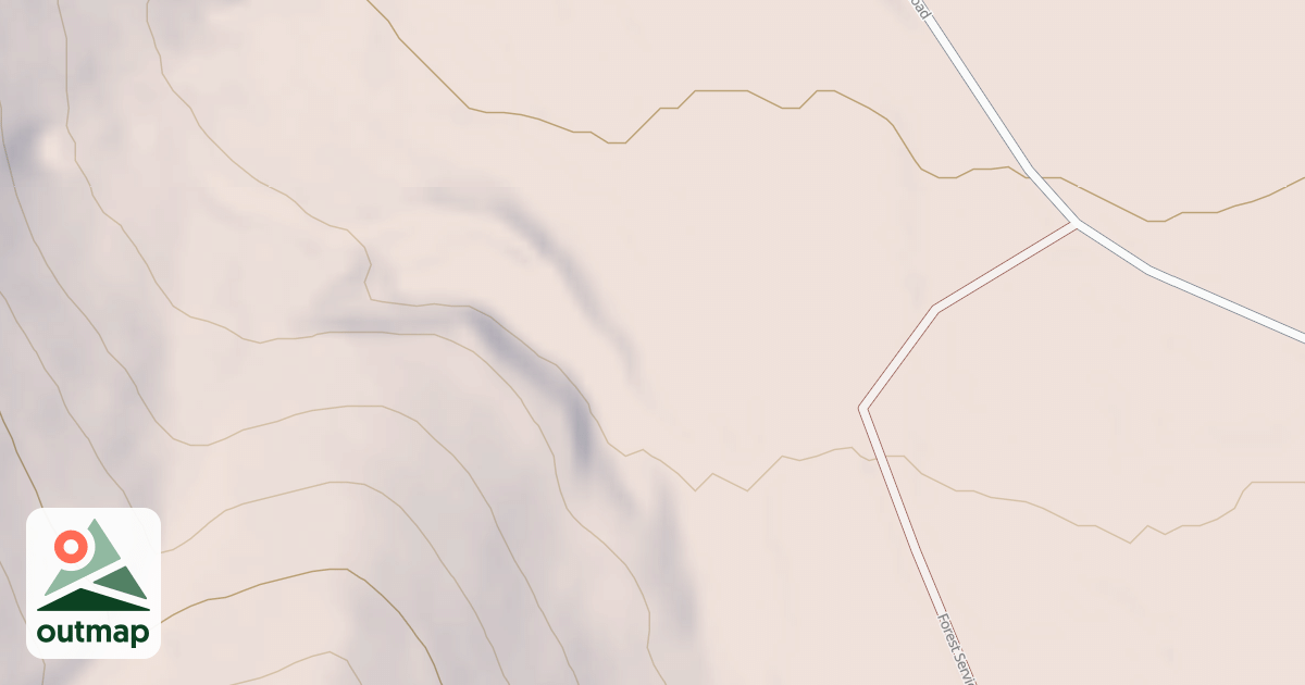 Map of HEAD O'BRIEN CR.
