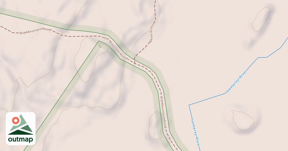 Map of NALMC Trail/Old Mountain RD
