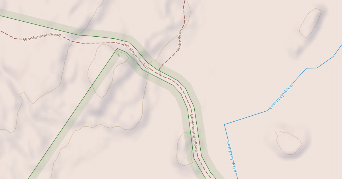 Map preview of NALMC Trail/Old Mountain RD