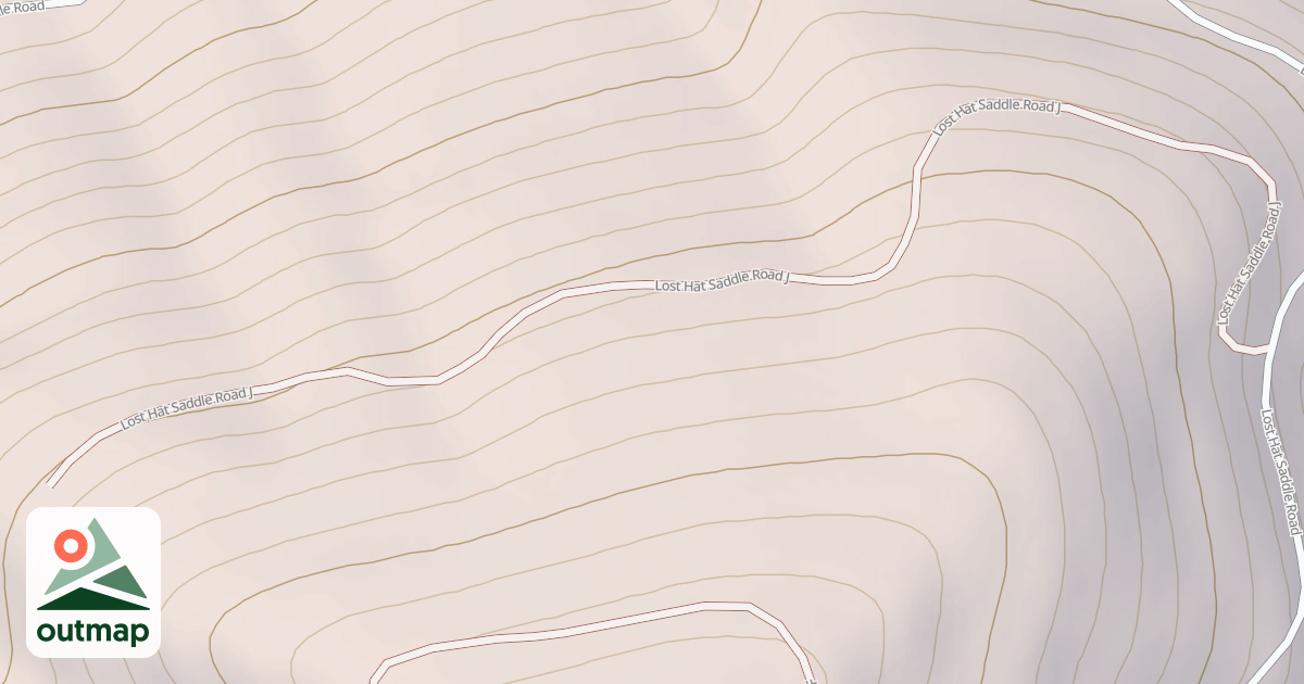 Map of LOST HAT SADDLE J