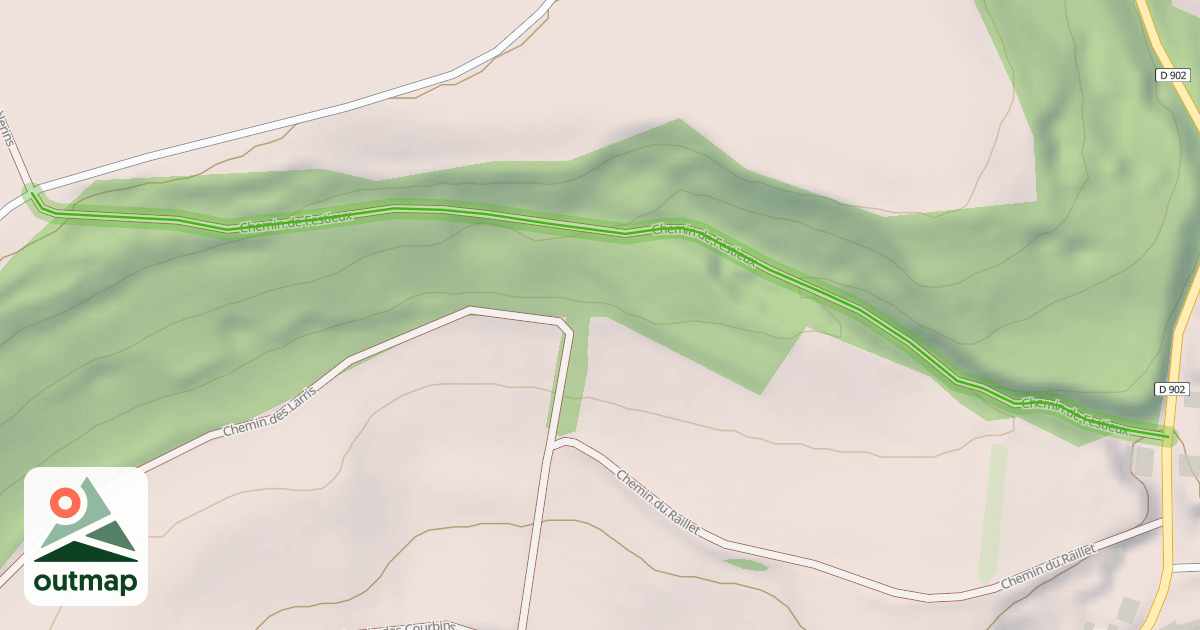 Map of Chemin de Festieux