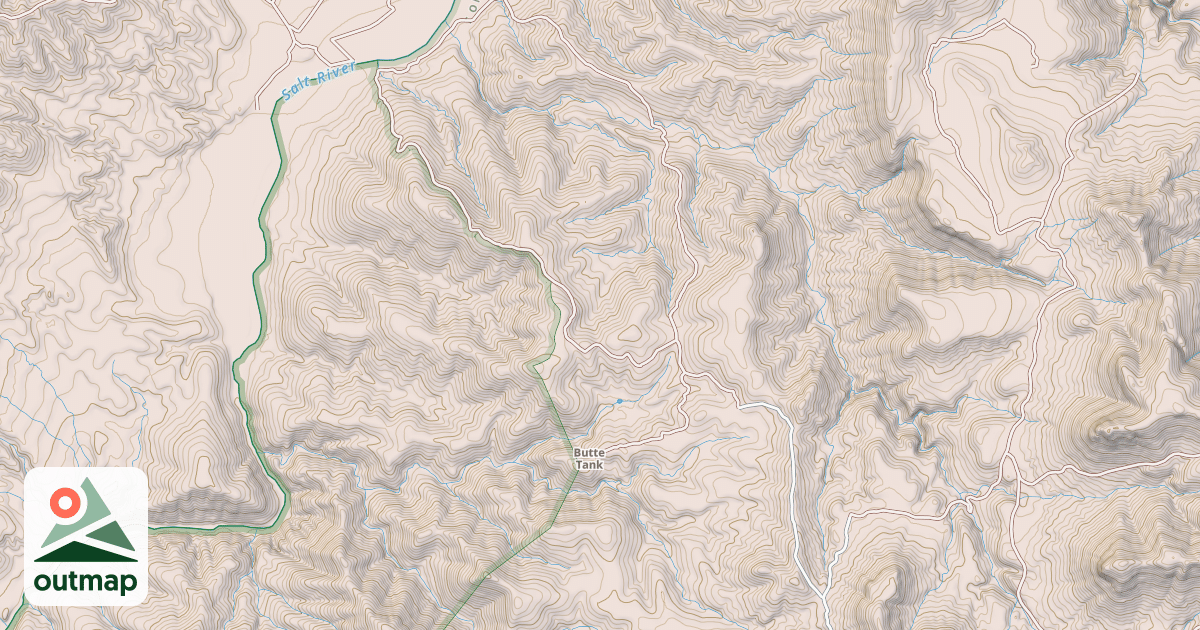 Map of GLEASON FLAT