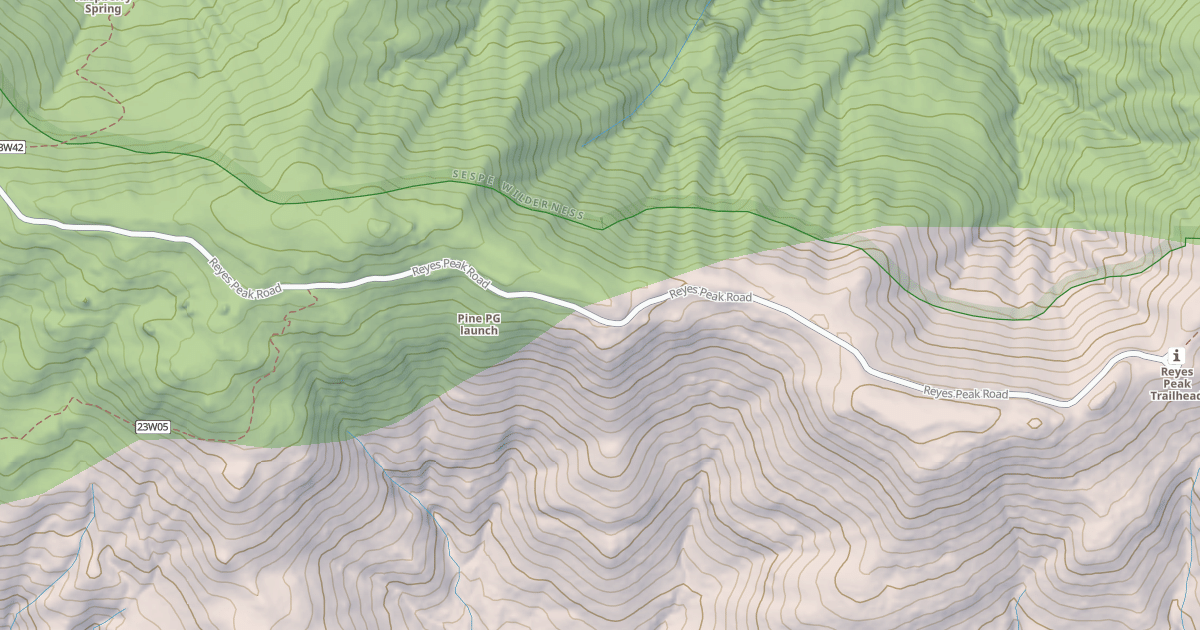 Map preview of REYES PEAK