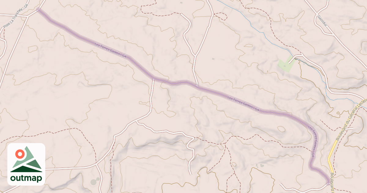 Map of Les Terres Gastes - G4