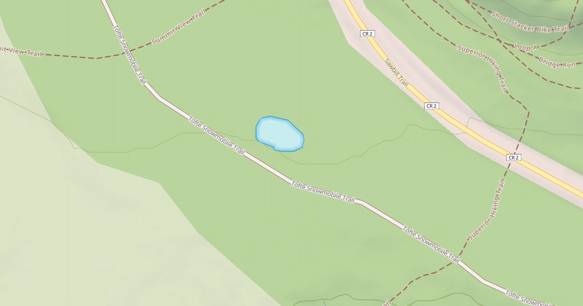 Map preview of Leveaux Snowmobile Trail