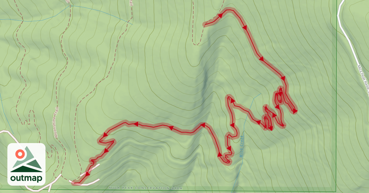 Map of Upper Silicate Slide
