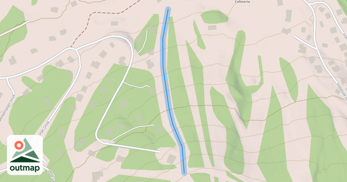 Map of Lower Dew Drop