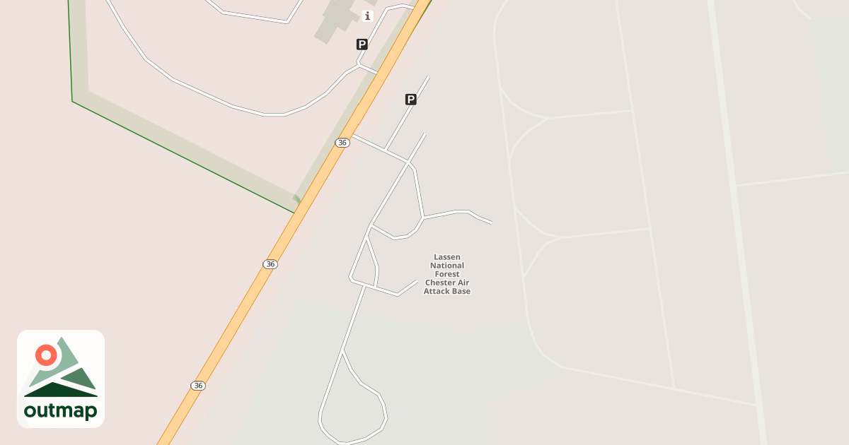 Map of CHESTER AIR BASE