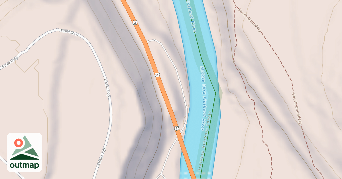 Map of ESSEX ACCESS